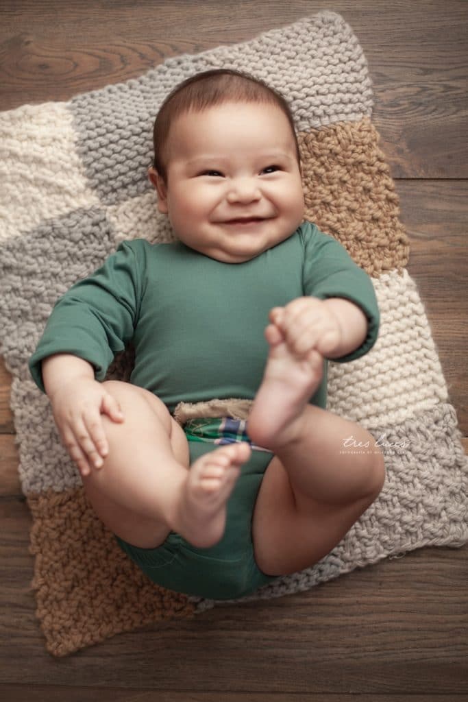 Sesion fotográfica Bebe sonriente