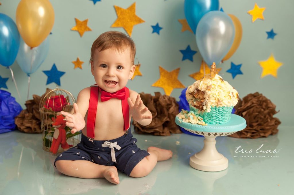 sesion de fotos smash cake